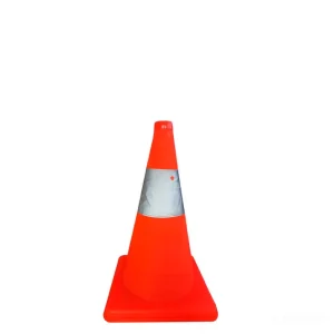 Multi Purpose 45cm Collapsible Safety Cone Durable Lightweight Folding Road Cone for Emergency and Traffic Zones