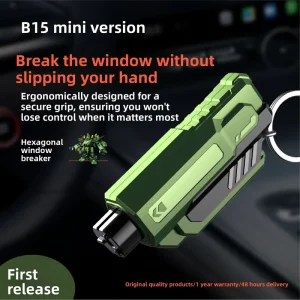 Multi-color Car Safety Hammer Window Breaker Set for Family Multi Car Use