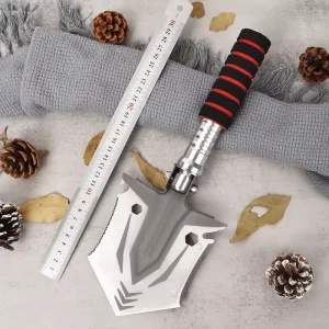 Multi functional Outdoor Shovel Compact Hand Shovel Small Garden Trowel Camping Backpacking Emergency Gear Hiking