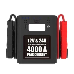 Multi-purpose High Capacity 56000mAh Battery Power Booster Jump Starter 4000A 12V 24V Emergency Car Jump Starter With Led Light