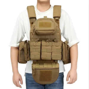 Multifunctional Breathable and Durable Outdoor Training Tactical Vest with Molle Expandable System