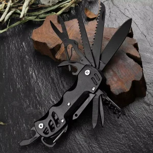 Multifunctional Iron Pocket Knife Camping Car Use Outdoor Gifts Home Convenience Creative EDC Combination Tool Kraft