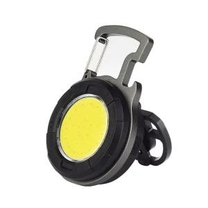 Multifunctional Mini COB Led Keychain Torch Flashlight USB Charging Emergency Lamps Magnetic Camping Light Work Light