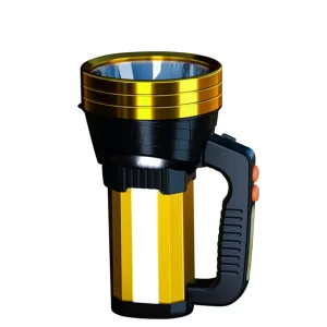 Multifunctional Searchlight Powerful High Lumen Hand Flashlight Long Distance Waterproof USB Charge Searchlight with Powerbank