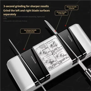 Multifunctional Sharpening Tool Household Kitchen Gadgets Electric Knife Sharpener Knife Grinder