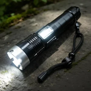 Multifunctional Telescopic Zoom Flashlight P70 LED Torch Type C Rechargeable Power Bank Waterproof Emergency Flashlight