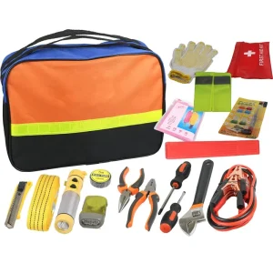 NEOBRISKEN 18 Pieces Emergency Kit for Utility Vehicle Accompanying Car Pack Outdoor Herramientas Manual Tool Box Hand Tools