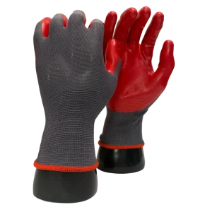 NF1507 Seamless Grey Nitrile Foam Blended Glove High Cut Resistance Wear resistant Safety Work Gloves