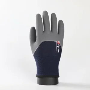 Navy Gray Half-Dipped Sandy Cut-Resistant Anti-Slip Work Gloves
