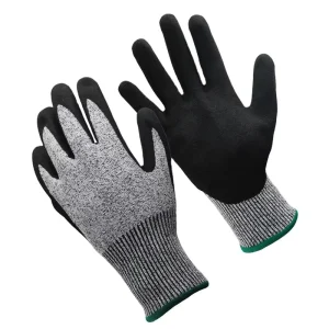 Nitrile-Coated Cut-Resistant Safety Work Gloves