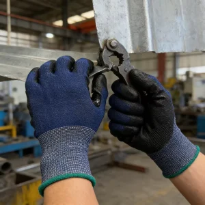 OEM Custom Logo HPPE Cut-Resistant Safety Gloves with Touchscreen