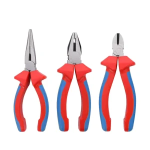 OEM Outdoor Multifunctional Hand Tool Setl Electrician Insulated Tools Combination Long Nose Pliers Set Ith Anti skid Handle