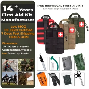 ORI POWER Multifunctional Emergency Hunting Car Molle Tool Pouch Organizer First Aid Kit Medical Bag for Outdoor Camping Hiking