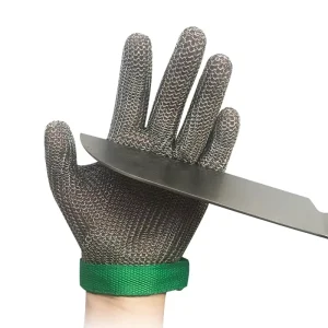 On Sale Cut Resistant Work Gloves with Abrasion Resistant and High Tensile Strength for Meat Cutting