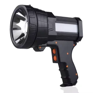 Outdoor 6 Lighting Modes Rechargeable 10000 Lumen LED Flashlight Handheld Spotlight Camping Signal Searchlight