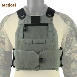 Outdoor Adjustable Tactical Vest Quick Release Lightweight Waterproof and Wear-resistant Plate Carrier Vest Tactical Accessories