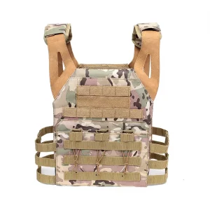 Outdoor CS Ballistic Tactical Vest Tactical Security Plate Carrier Vest Bandolier Molle Tactical Vest