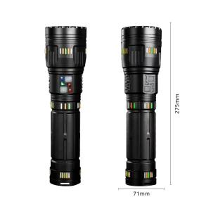 Outdoor Flashlights 40000 Lumen Rechargeable Torch Flashlights