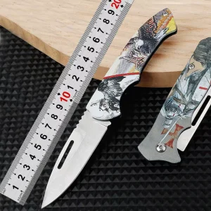 Outdoor Folding Utility Tool with Smooth Pivot Design Portable Mini Camping Gear for Package