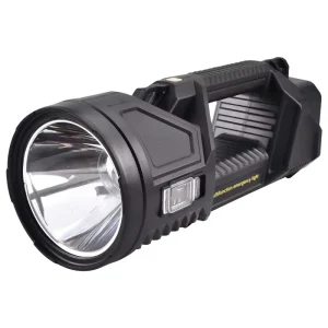 Outdoor Solar Powered Flashlight Rechargeable Searchlight USB Powerful LED Camping Lamp