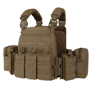 Outdoor Tactical Camouflage Wool Silk Sleeveless Quick Release Waterproof Training Vest