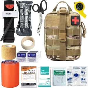 Outdoor Tactical Survival Multifunction First Aid Kit Bag Hemostatic Thoracic Plaster Tourniquet Easy Carrying