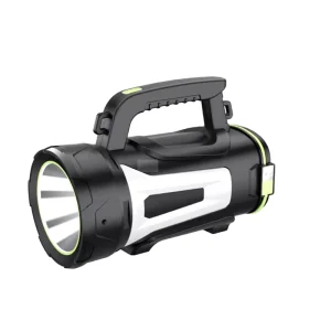 Outdoor USB Rechargeable Handheld Torch Multi Function Long Shot Hunting Lamp with Side Light Strong Searchlight