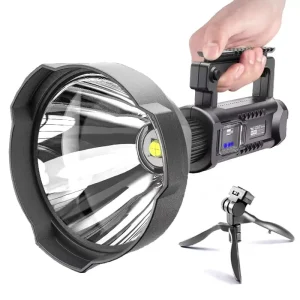 Outdoor Waterproof Searching Hunting Handheld Type c Rechargeable P50 LED Spotlight Searchlights Wide Beam 1000+ Flashlights 75