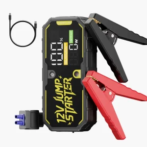 PD 18W 10000mAh 2200A Peak Car Motorcycle Jump Starter Power Bank 25 Times Emergency Start Tool 620CCA Battery Booster
