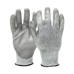 PU Coated Hand Protection Anti A5 Cut Resistant Work Safety Gloves