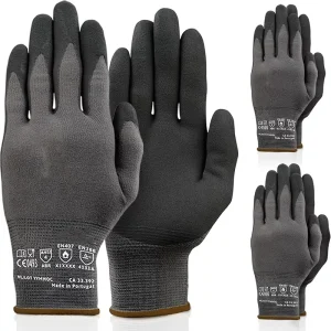 Personal Protective Equipment Anti Slip Dots Palm Build Construction Factory Supplier Nitrile Coated Gloves