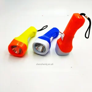 Plastic LED Flashlight Torch for Earthquake Emergency Customized Color Plastic Flashlights