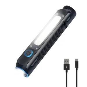 Pocket COB LED Flashlight Strong Torch Light Super Bright Waterproof Camping Rechargeable LED Tactical Mini Flashlights