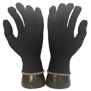 Polyester-Blended Seamless Safety Gloves High Cut-Resistance Work Gloves for Metal Handling and Food Prep