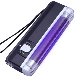 Portable 2 In1 Mini Torch LED Flashlight UV Lamp Money Detector