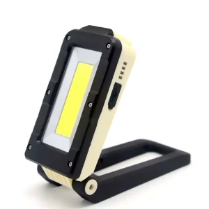 Portable COB+XPE LED Flashlight Torch USB Rechargeable LED Red and White Light Magnet Hook Work Lantern with Built in Battery