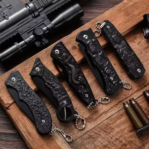 Portable Folding Utility Tool Compact Outdoor Camping Accessory for Package Opening Travel and Daily Use