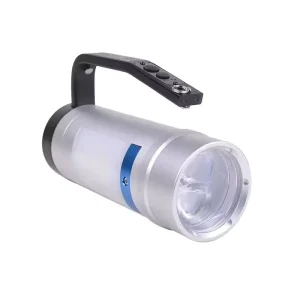 Portable LED Searchlight Fire Relief Emergency Flashlight IP68 Waterproof Rechargeable 1000M+ Beam Distance