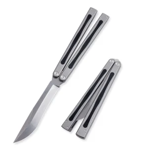 Portable Lightweight Titanium Pocket Knife Multi Purpose Outdoor Camping Hunting Survival Tactical Folding Utility Knife