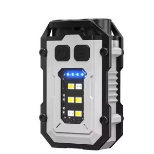 Portable Mini LED Flashlight Keychain Torch 300 Lumen Magnetic Clip Light for Daily Home Camping Emergency