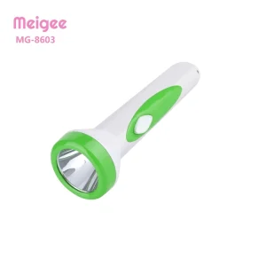 Portable Mini LED Flashlight Torch Lightweight ABS Lamp Body with USB Charging for Outdoor Camping Emergency Use