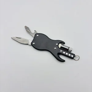 Portable Outdoor Multi functional Folding Tactical Knife Keychain Pocket Knife Set Tool with Key Opener and LED Flashlight