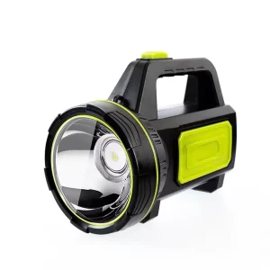 Portable Spotlight Working Lamp USB Rechargeable LED Flashlight Torches Strong Searchlight with Side Light for Outdoor