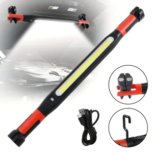 Powerful COB LED Work Light Car Garage Mechanic Lamp USB Rechargeable Flashlight Magnetic Torch Emergency Light Warning Light