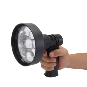 Powerful Handheld Spotlight Battery Super Bright Far Distance LED Hunting Lights Rechargeable Searchlight