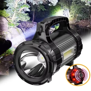 Powerful High Light LED Work Light 600M Long Range Torch USB Rechargeable Searchlight Waterproof Floodlight Powerful Spotlight