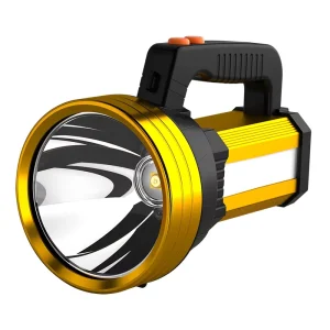 Powerful LED Flashlight High Lumens Rechargeable Super Bright Handheld Portable Power Searchlight Side COB Spotlight Flashlight
