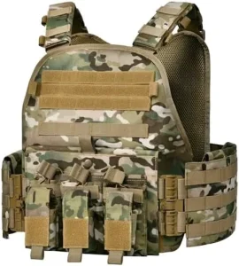 Premium Adjustable Modular Tactical Vest Fashion Style Quick Release 3D Waterproof Oxford Main Material Polyester Zipper Closure