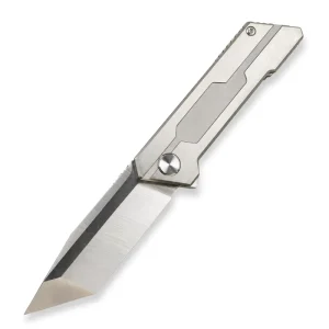 Premium D2 Steel Blade Folding Knife Titanium Alloy Handle High Hardness Tactical Pocket Knife Professional EDC Survival Tool