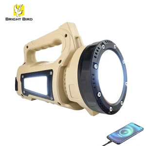 Professional 30W LED Waterproof Rechargeable Searchlight 200 300M Beam Distance 6500K Color Temperature Portable Outdoor